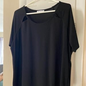 89th & Madison black dress shirt 2x